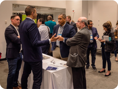 Networking delegates at FoodNiche Summit